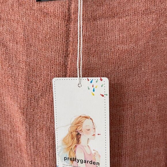 NWT- Ladies Pretty Garden open sweater with hood - new - Picture 3 of 6